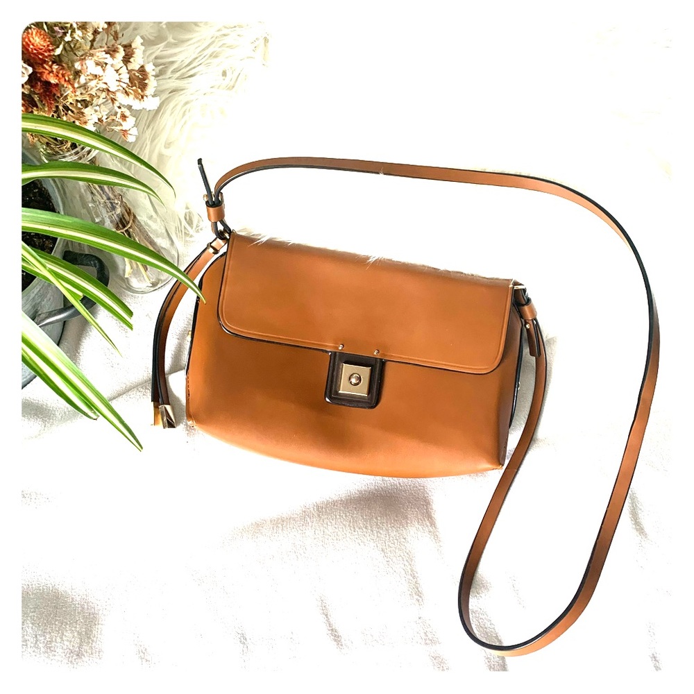 Zara Basic Collection Brown Crossbody Purse